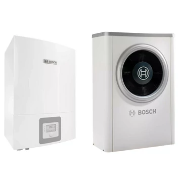Bosch Compress 6000 AWE+AW-7 levegő-víz hőszivattyú, monoblok, fűtőbetéttel, R410A