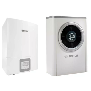 Bosch Compress 7000i AWE+AW-13S levegő-víz hőszivattyú, monoblok, fűtőbetéttel, R410A
