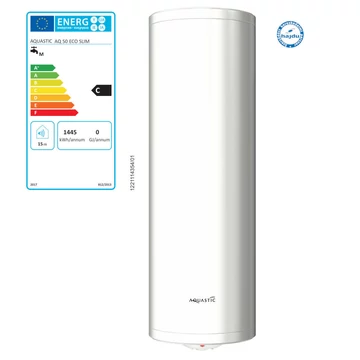 Hajdu Aquastic AQ ECO SLIM 50 függőleges forróvíztároló, keskeny kivitel, 50 literes (2111613511)