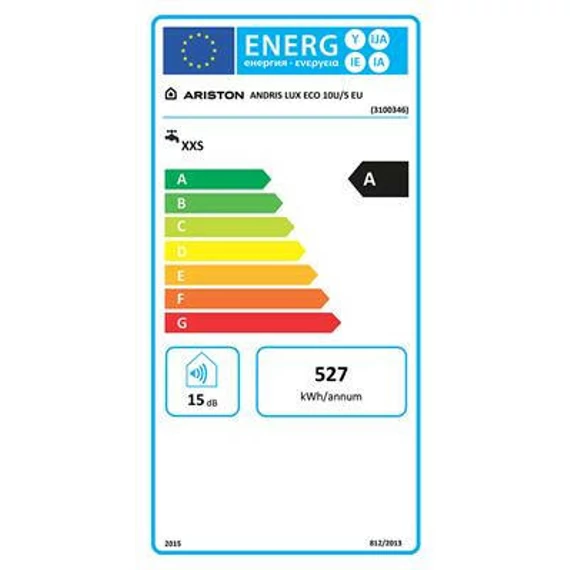 Ariston AN Lux Eco 10U/5 alsós elektromos vízmelegítő ErP (3100346)