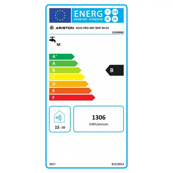 Ariston Velis Pro Dry Wifi 50 EU elektromos vízmelegítő (3100908)