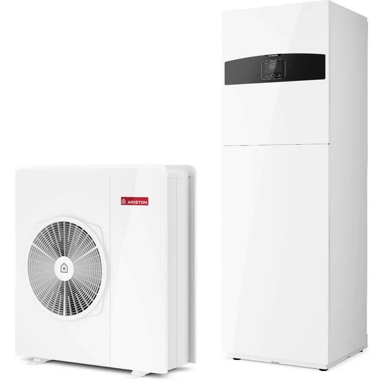 Ariston Nimbus Compact 80 M-T NET R32 monob. hősziv. 8 kW, beltéri+180l HMV, 1 fütőkör, 3 fázis