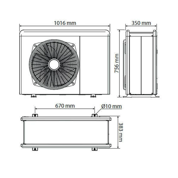 Ariston Nimbus Flex 50 M NET R32 monoblokkos hőszivattyú (3301879)