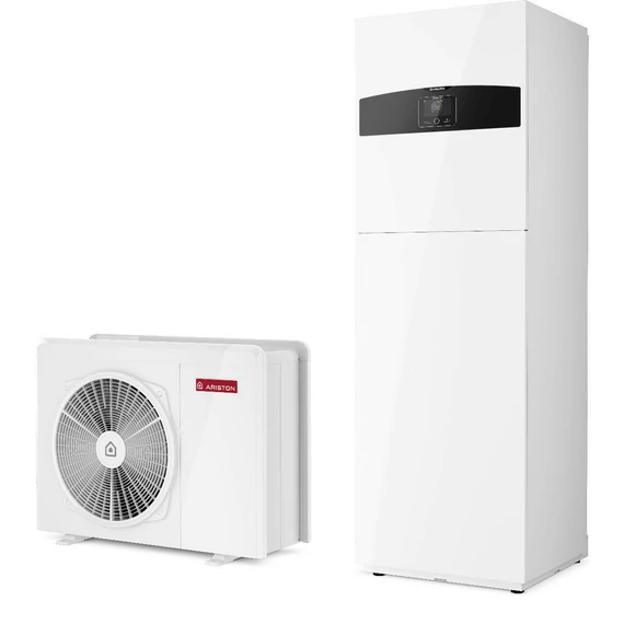 Ariston Nimbus Compact 35 S NET R32 split hősziv. 3,5 kW, beltéri+180l HMV, 1 fütőkör, 1 fázis