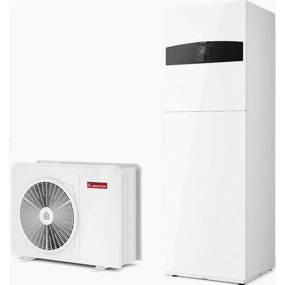Ariston Nimbus Compact 80 S-T NET R32 split hőszivattyú 8 kW, beltéri + 180 l HMV, 1 fűtőkör, 3 fázis (3301896)