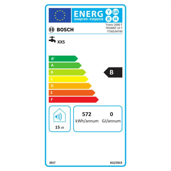 Bosch Tronic 2000T 15T mini elektromos vízmelegítő alsó elhelyezésű (ES 015 5 1500W BO M1R-KNWVT)