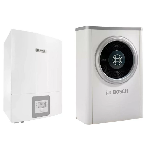 Bosch Compress 7000i AWB+AW-13S levegő-víz hőszivattyú, monoblok, fűtőbetét nélkül, R410A