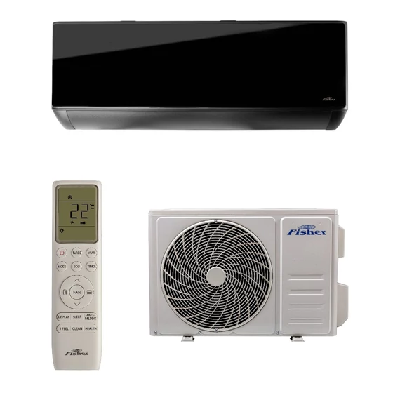 Fisher Black 2,61 kW oldalfali split klíma (FSAIF-BL-91FE3/FSOAIF-BL-91FE3)