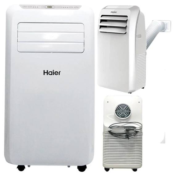 HAIER AM12AA1GAA hűtő-fűtő mobil klíma berendezés R290 3,5 kW (HAIER-AM12AA1GAA)