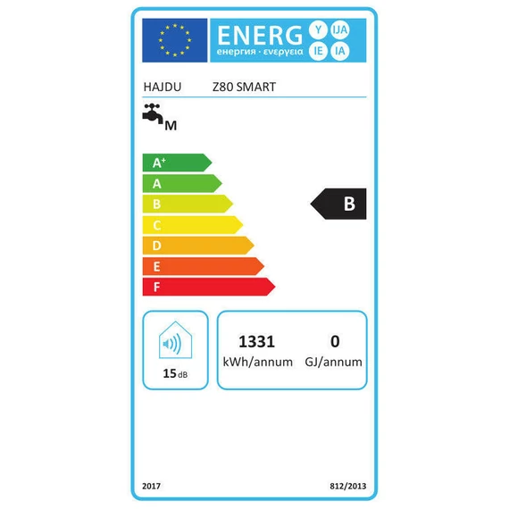 Hajdu Z-80 SMART elektromos forróvíztároló 80 literes, függőleges (2111814422)