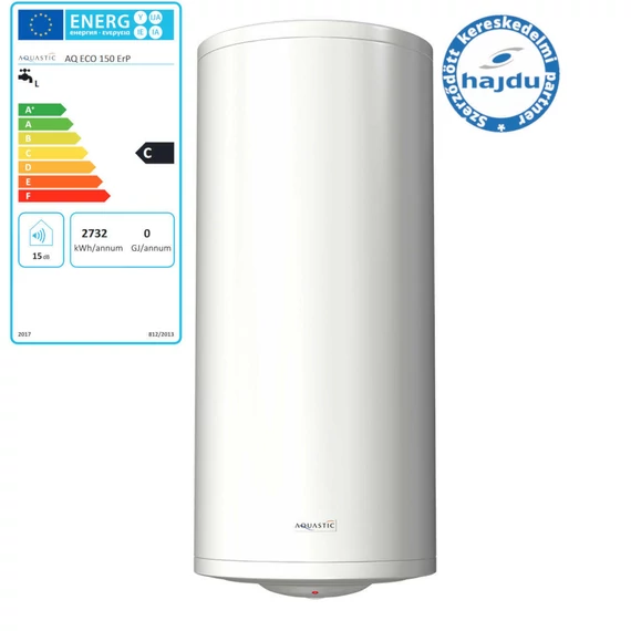 Hajdu Aquastic AQ ECO 150 Erp, függőleges forróvítároló, 150 literes