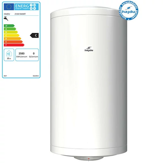 Hajdu Z-150 SMART elektromos forróvíztároló 150 literes, függőleges (2112114424)