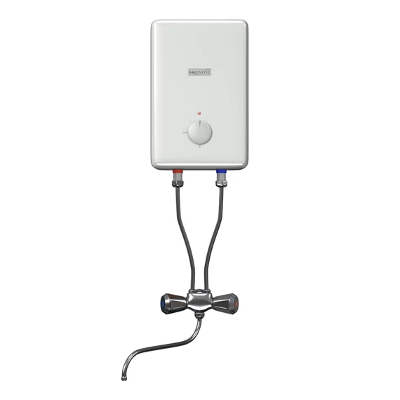 Hajdu Aquastic 5F átfolyós elektromos vízmelegítő 5 literes felsős hagyományos csapteleppel, ÚJ!! (2121123320)