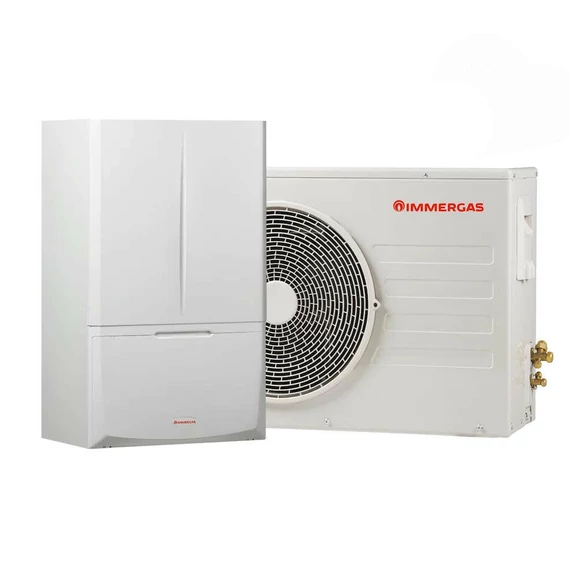Immergas Magis Combo 6 plus split hőszivattyú és kondenzációs kazán egyben, 1 fázis, R32