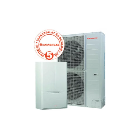 Immergas Magis Pro 12 V2 split levegő-víz hőszivattyú beltéri és kültéri egységgel, 1 fázis, R410A