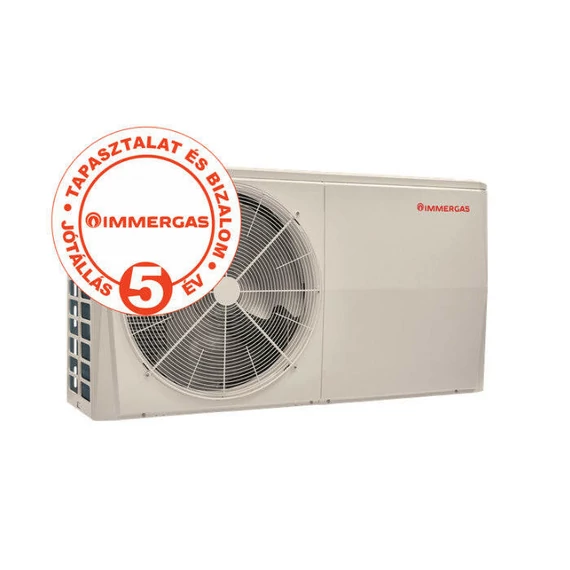 Immergas Magis M 16 T monoblokkos, levegő-víz hőszivattyú, 3 fázis, R32