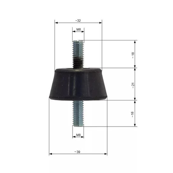 Install klíma gumibak klímához A35 (4db/csomag)