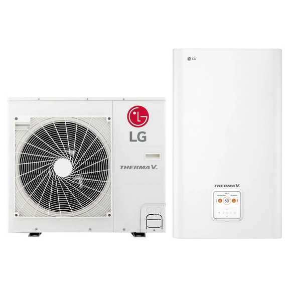 LG Therma-V - HN091MR.NK5 + HU091MR.U44 - osztott hőszivattyú 9,0 kW, 1 fázis (R32)