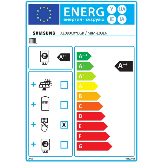 Samsung Mono R290 hőszivattyú 8 kW + vezérlő szett (szelepvezérlő + szabályzó), 3 fázis (M-R290-8-0-3)