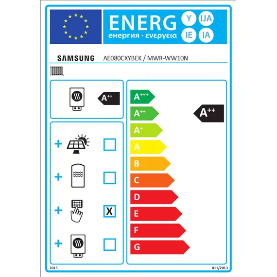 Samsung Mono Pump R290 hőszivattyú 8 kW + vezetékes szabályzó, 1 fázis (MP-R290-8-0-1)