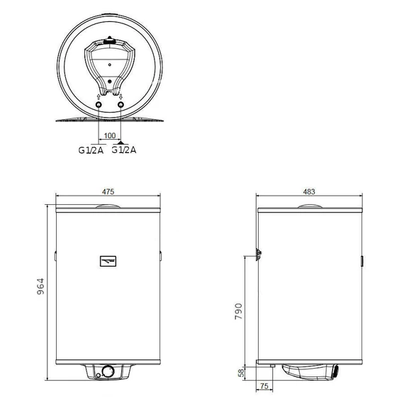 Stiebel Eltron PSH 100 Classic elektromos vízmelegítő (235962)