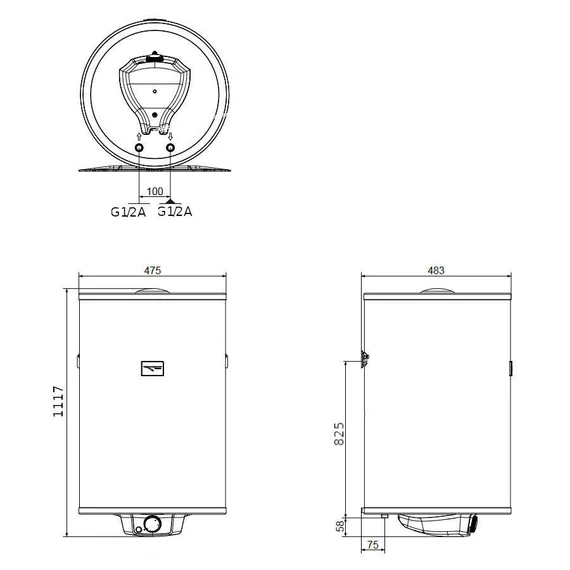 Stiebel Eltron PSH 120 Classic elektromos vízmelegítő (235963)