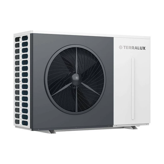 TERRALUX Sunglow 9 monoblokk levegő-víz hőszivattyú, 1fázis Wi-fi-s, 3,5kW-8,8kW, DC inverter,R290