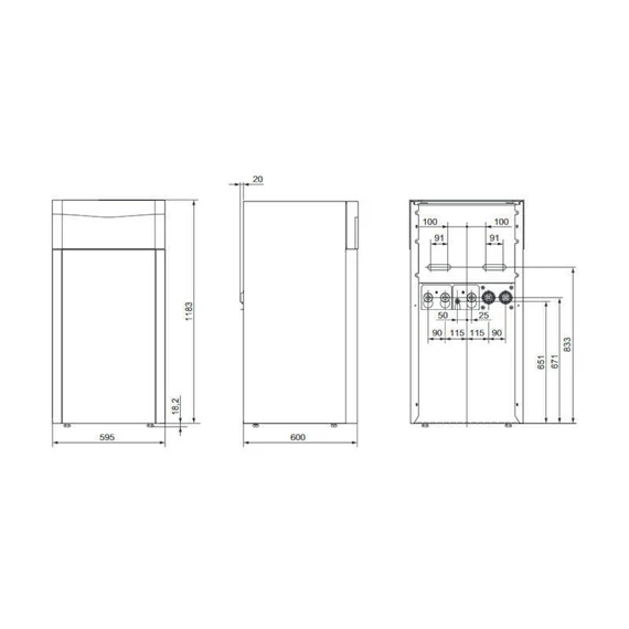 VAILLANT flexoTHERM exclusive VWF 57/4 hőszivattyú talajhő-víz, aktív hűtéssel, 3 fázis
