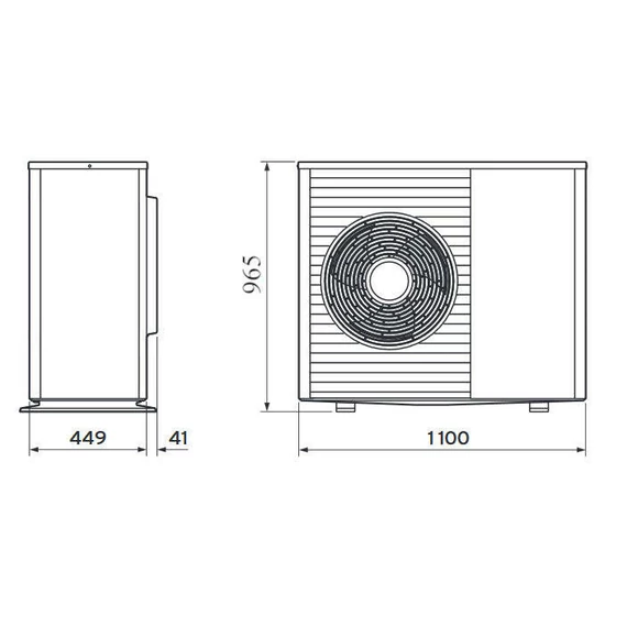 Vaillant aroTHERM plus VWL 75/6 A 230V levegő-víz hőszivattyú aktív hűtéssel, 1 fázis (0010023443)