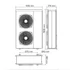 Ariston Nimbus Compact 120 M NET R32 monob. hősziv. 12 kW, beltéri+180l HMV, 1 fütőkör, 1 fázis