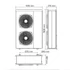 Ariston Nimbus Compact 120 M-T 2Z NET R32 monob. hősziv. 12 kW, beltéri+180l HMV, 2 fütőkör, 3 fázis