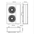 Ariston Nimbus Pocket 120 M-T NET R32 monob. hősziv. 12 kW, 1 fütőkör, 3 fázis