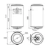 Bosch Tronic 2000T 30 SB Slim függesztett vízmelegítő fali (ideiglenes cikkszám: 7736504506)
