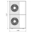 Vaillant aroTHERM plus VWL 125/6 A 230V levegő-víz hőszivattyú aktív hűtéssel, 1 fázis (0010023446)